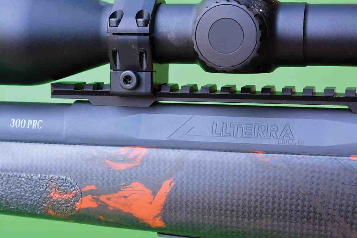 Brian chose an AllTerra Arms Convergence Steel Base rifle chambered in .300 PRC, which is becoming a hugely popular long-range cartridge for hunting big game.